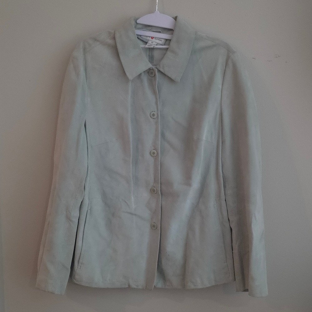 Real Clothes Vintage Leather Jacket Size 12